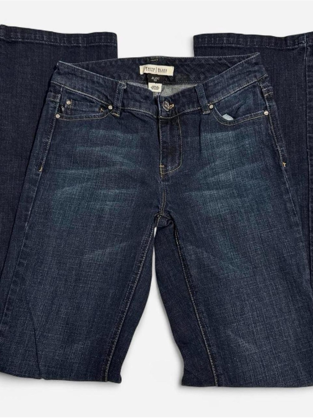 White House Black Market Dark Indigo Boot-Cut Jeans